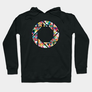 colorful aperture Hoodie